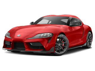 red 2024 Toyota GR Supra front left angle view