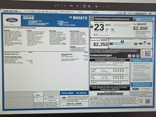 2024 Ford Edge SEL AWD