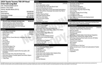 2025 Toyota Tacoma Base