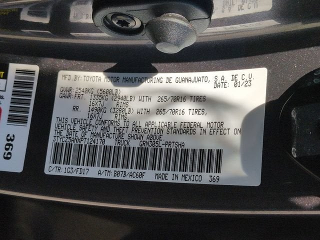 2023 Toyota Tacoma Base