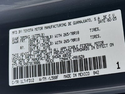 2025 Toyota Tacoma Hybrid Base