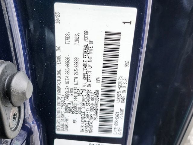 2024 Toyota Sequoia Limited 4WD