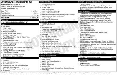 2023 Chevrolet TrailBlazer FWD 4dr LT