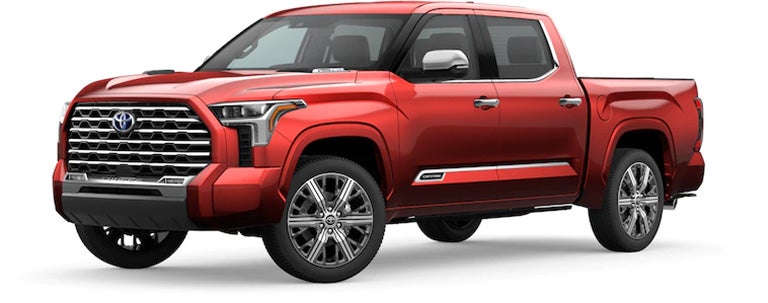 2022 Toyota Tundra Capstone in Supersonic Red | Balise Toyota in West Springfield MA